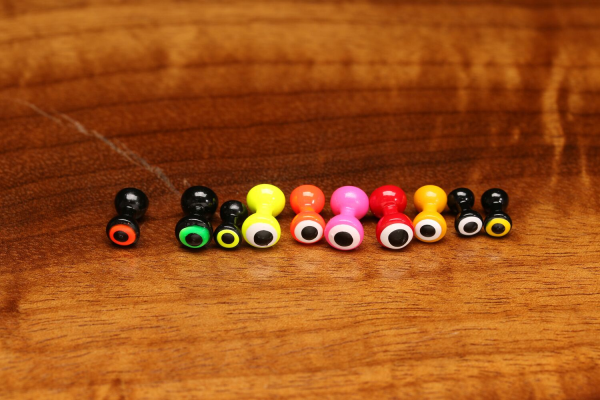 Hareline Double Pupil Brass Eyes Fly Tying Material Are A Non-Toxic Way To Add Weight And Eyes To Your Flies